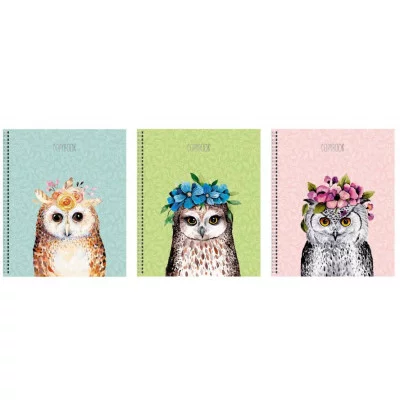Тетрадь А5 80л "Нарядная сова" КанцЭксмо ТСФ807719