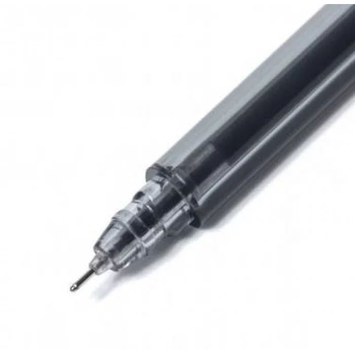 Ручка гелевая Alingar, "Neo", 0,5 мм, черная, игольчатый наконечник, круглый, тонированный, пластиковый корпус. AL4864