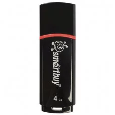 Флеш-диск Smart Buy USB Flash 4GB Crown черный Smart Buy 218758