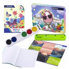 Набор для первоклассников Alingar "Единорожка", 33 предмета, картонная упаковка AL8575