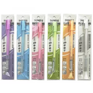 Клей ручка 9 гр. DE-49/C-110 SHANDS Glue Pen, 1.0 мм, цвета 1шт ассорти S635 319743