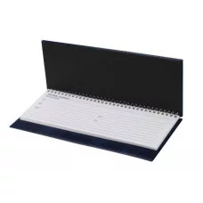 ПЛАНИНГ 56 л. недатир. TOUCH SKIN - INDIGO (56-3197) гребень,кожзам(синий), отстрочка, 300х130мм 56-3197