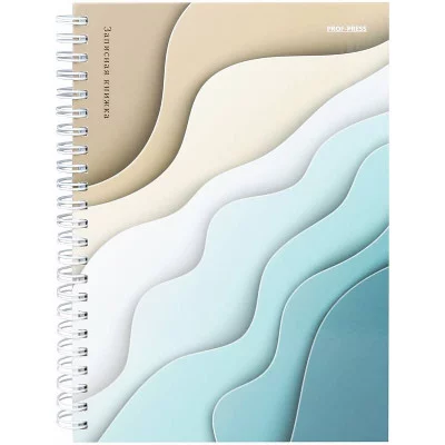 Записная книга на гребне А5 120л. АБСТРАКТНАЯ ГЕОМЕТРИЯ - 4 (120-6755) (7БЦ, глянц.ламинирование) 120-6755