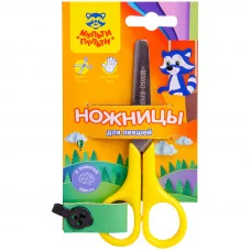 Ножницы детские для левшей Мульти-Пульти "Приключения Енота" 12,5см, европодвес Мульти-Пульти 244011