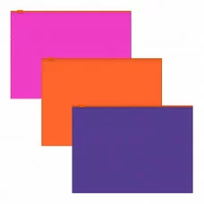 Zip-пакет пластиковый ErichKrause Soft Caribbean Sunset, B5, непрозрачный, ассорти 55205