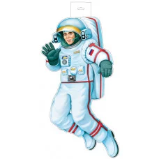Ф-16942 Плакат вырубной А3. Космонавт (двухсторонний, ВД-лак), 4630112059489