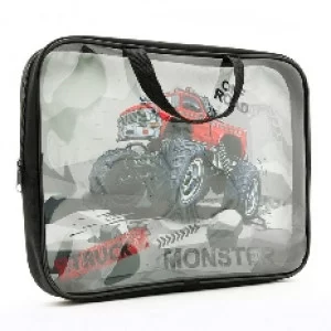 ПМД 2-83 Monster truck -папка менеджера А4(ручка - тесьма), 350х265x45 мм,ПВХ