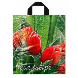 12051-ПеР Красный тюльпан 43,5*40(35мкм)ПВД(ТИКО)/25/500