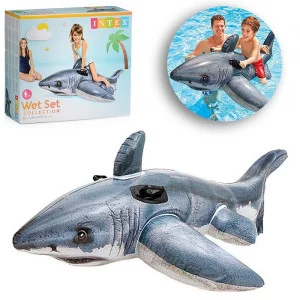 Игрушка для плавания «Акула», 173 х 107 см, от 3 лет INTEX 57525NP