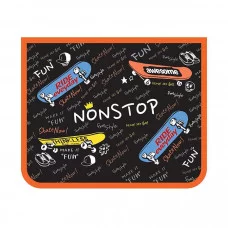 Папка для тетрадей А5 молния сверху пластик "NonStop" ПЧЕЛКА ПМ-А5-291 Россия (643)