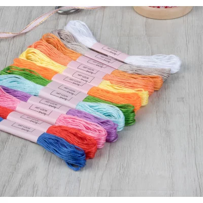 Нитки мулине 8±1м №1 АУ, цена за 1 шт., 1595286