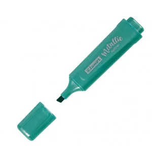 Текстовыделитель Luxor "Textliter Metallic" зеленый, 1-5мм. 353212
