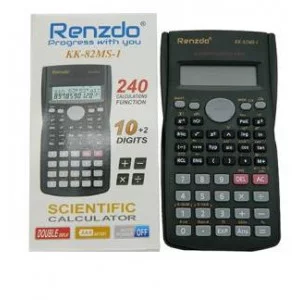 Калькулятор DL-295/CZ-351 Renzdo Инженерный, 12 разр, 15.5х8х1см, с крышкой, черный KK-82MS-1 327271