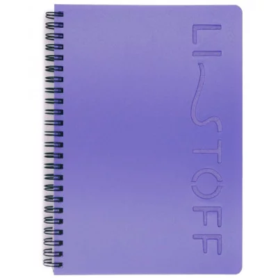 Тетрадь (студ., офис) А5 80л "LISTOFF STYLE. 1" КанцЭксмо ТПЛС580131