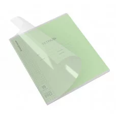 Тетрадь школьная ученическая с пластиковой обложкой на скобе ErichKrause Классика CoverPrо fizzy зеленая А5+ 18 листов клетка 62181