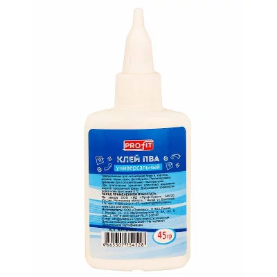 Клей ПВА 45 г."Profit" КЛ-5452
