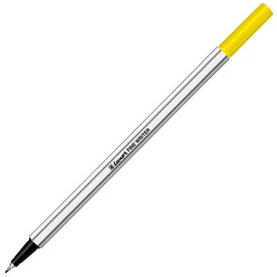 Ручка капиллярная Luxor "Fine Writer 045" желтая, 0,8мм Luxor 246640