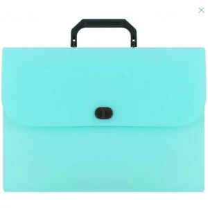 Портфель А4 13 отделений Ice голубой DV-1874IE-BL