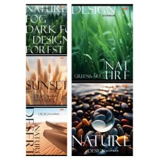 Тетрадь КЛЕТКА 48л. ПРИРОДНАЯ КРАСОТА (48-3907) (обл. - цвет. мелов. второй блок) 48-3907