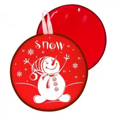 Сани-ледянка c принтом 40,5см цв. красный МТ12217