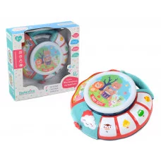 Барабан развив. "Elefantino" на бат. подвиж.эл. голоса животных, весел. мелодии, свет. эффекты, в/к 26*7,8*26 см. IT106450