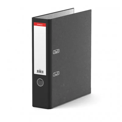 Папка-регистратор 70мм картон "Original" этик мрамор/черный сборный ERICH KRAUSE М-675 310225