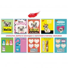 Тетради А5 96л. Скрепка. Клетка. DIY Collection. Мой король!