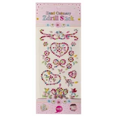 Наклейки-стразы Alingar, акриловые, пакет с европодвесом, "Бабочка" AL9580