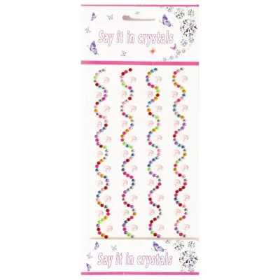 Наклейки-стразы Alingar, акриловые, пакет с европодвесом "Декор" AL8262