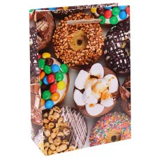 Пакет подарочный с глянцевой ламинацией 32,4x44,5х10,2 см (XL) Сладкая фантазия, 157 г ППК-6318
