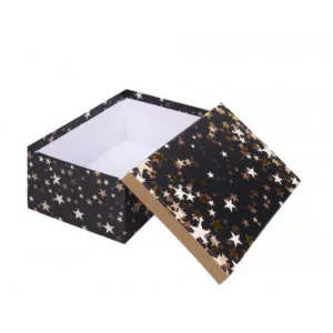 Коробка прямоугольная подарочная Звездопад 33X25.5X14.5 см РазборКОР-7817