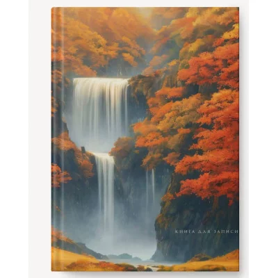 Книга для записей А4 100л "Осенний водопад" КанцЭксмо КЗ41004345