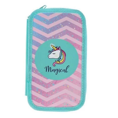 Пенал 2 отделения 190*105 ламин "Магия единорожки" ПЧЕЛКА ПО-090 065942