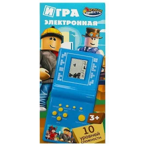 Электронная логическая игра 7*14,5*2см ИГРАЕМ ВМЕСТЕ 361055