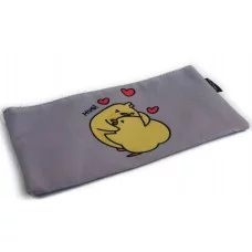 Пенал-косметичка на молнии (115х215) 1-секция. Ткань, полноцветная печать с двух сторон. "HUG!" КанцЭксмо ПМ0326