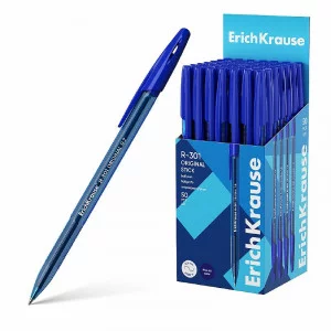 Ручка шариковая ErichKrause R-301 Stick Original 1.0, цвет чернил синий 60968