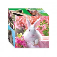 Кубики (4 куб) "Животные №1" 1320