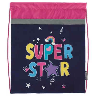 Мешок д/обуви Schoolformat SUPER GIRL 42х34 см д/девочек 228028
