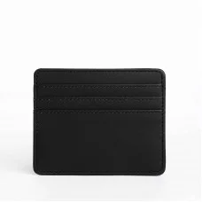 Картхолдер 10,2*0,4*8,2 см, отд иск кожа, черный 9101450