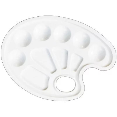 Палитра №1 Луч, овальная, пластик Луч 004858