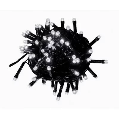 Гирлянда светодиодная. Метражная 10 м 100 ламп холодный белый свет 8 режимов НУ-9727