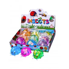 Антистресс-мялка "Божья коровка", цвет: микс 1 шт. 8,5х6х5см ИК-2756