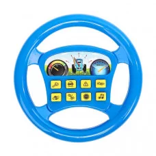 Руль СИНИЙ ТРАКТОР звук, пакет с хед.23*26*3см ИГРАЕМ ВМЕСТЕ 383122