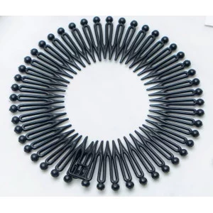 Гребень-ободок для волос "Классика" чёрный 1641073