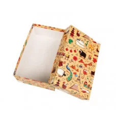 Коробка прямоугольная подарочная Вокруг света 17 х 11 х 6 см РазборПП-3568