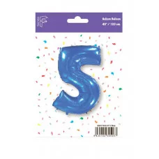 Шар (40\'\'/102 см) Цифра, 5, Синий, 1 шт. в уп. B901765A