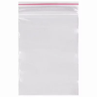 Пакеты с замком "зиплок" (гриппер), комплект 100 шт., 40х60 мм, ПВД, толщина 35 микрон, BRAUBERG, 606206