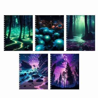 Тетрадь А5 96л "Фантастические пейзажи " КанцЭксмо ТС968849