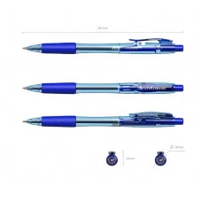 Ручка шариковая автоматическая ErichKrause JOY® Matic&Grip Original 0.7, Super Glide Technology, цвет чернил синий  43346