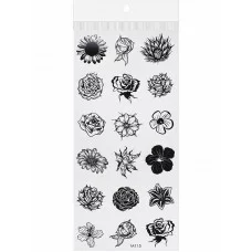 Татуировка-наклейка (9х19см) (6 шт. в пакете) цена за единицу (Арт. ТА-3346) ТА-3346